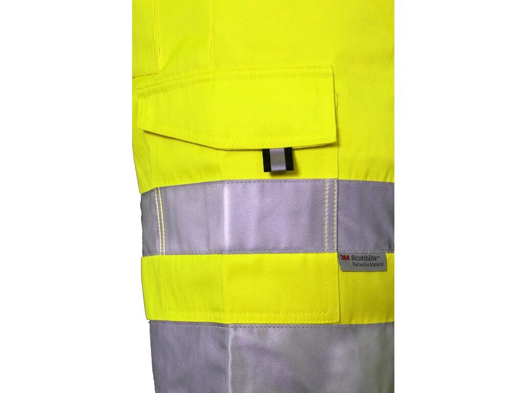 Kraťasy CXS NORWICH, výstražné, pánské, žluté, vel. 46